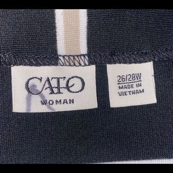 🌺 3/$25 🌺 Cato | Women’s Plus Sized | Striped Pencil Skirt | Size 26/28W | - Picture 5 of 7